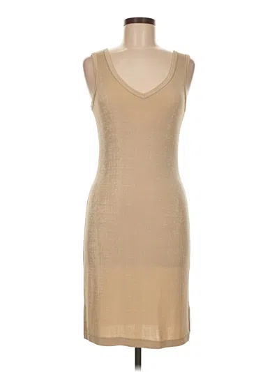 Pre-owned Assorted Brands Cocktail Dress In Brown