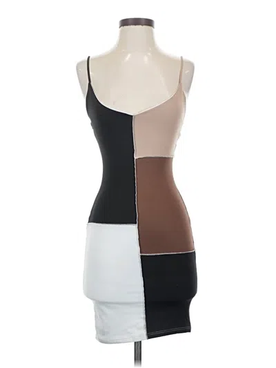 Pre-owned Assorted Brands Cocktail Dress In Brown