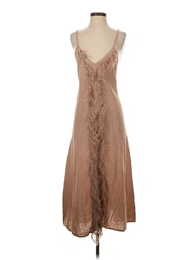 Pre-owned Assorted Brands Cocktail Dress In Brown