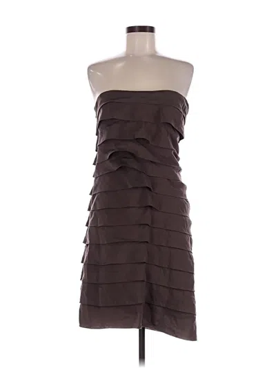 Pre-owned Assorted Brands Cocktail Dress In Brown