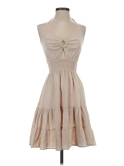 Pre-owned Assorted Brands Cocktail Dress In Brown