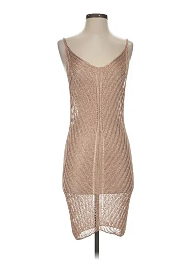 Pre-owned Assorted Brands Cocktail Dress In Brown