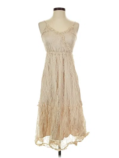 Pre-owned Assorted Brands Cocktail Dress In Brown