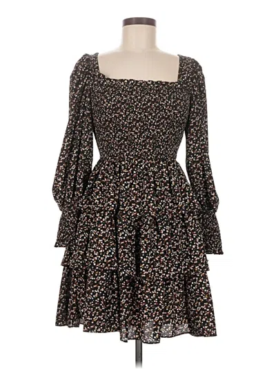 Pre-owned Assorted Brands Cocktail Dress In Brown