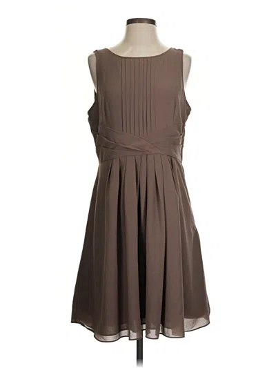 Pre-owned Assorted Brands Cocktail Dress In Brown