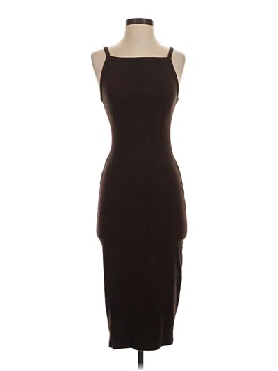 Pre-owned Assorted Brands Cocktail Dress In Brown