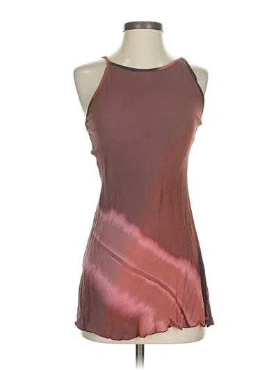 Pre-owned Assorted Brands Cocktail Dress In Burgundy