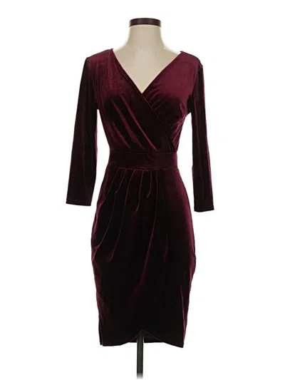 Assorted Brands Cocktail Dress In Burgundy
