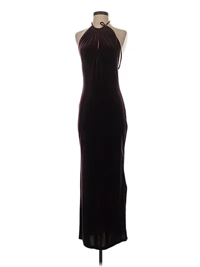 Pre-owned Assorted Brands Cocktail Dress In Burgundy