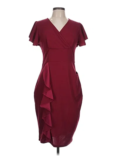 Assorted Brands Cocktail Dress In Burgundy