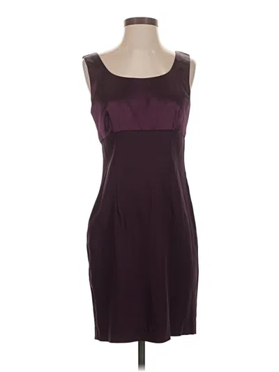Pre-owned Assorted Brands Cocktail Dress In Burgundy