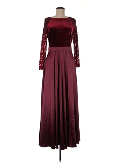 Assorted Brands Cocktail Dress In Burgundy