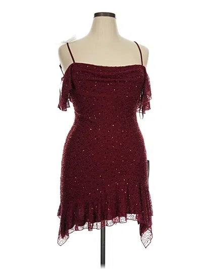 Assorted Brands Cocktail Dress In Burgundy