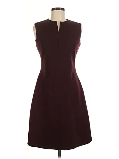 Pre-owned Assorted Brands Cocktail Dress In Burgundy