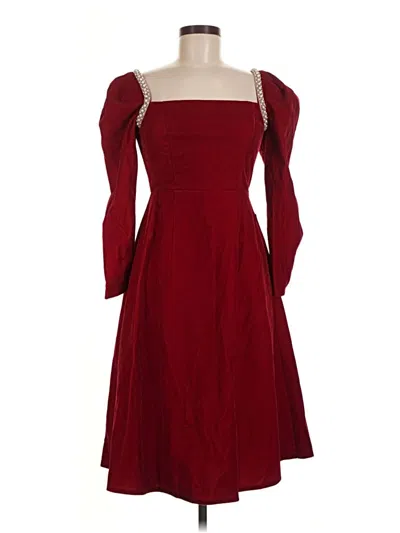 Assorted Brands Cocktail Dress In Burgundy
