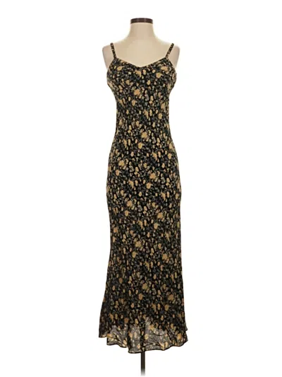 Pre-owned Assorted Brands Cocktail Dress In Gold