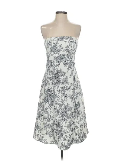 Pre-owned Assorted Brands Cocktail Dress In Gray
