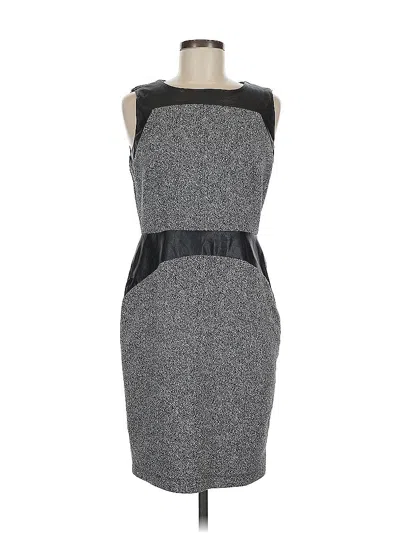 Pre-owned Assorted Brands Cocktail Dress In Gray