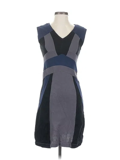 Pre-owned Assorted Brands Cocktail Dress In Gray