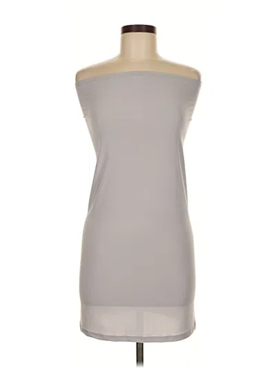 Pre-owned Assorted Brands Cocktail Dress In Gray