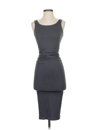 Pre-owned Assorted Brands Cocktail Dress In Gray