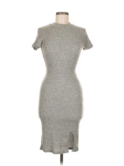 Pre-owned Assorted Brands Cocktail Dress In Gray