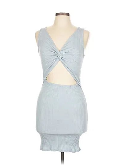 Pre-owned Assorted Brands Cocktail Dress In Gray