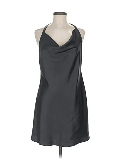 Pre-owned Assorted Brands Cocktail Dress In Gray