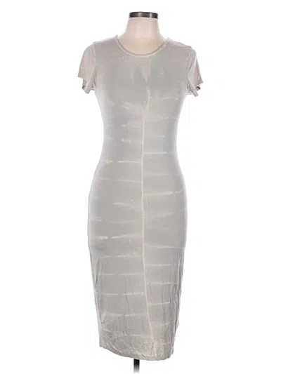 Pre-owned Assorted Brands Cocktail Dress In Gray