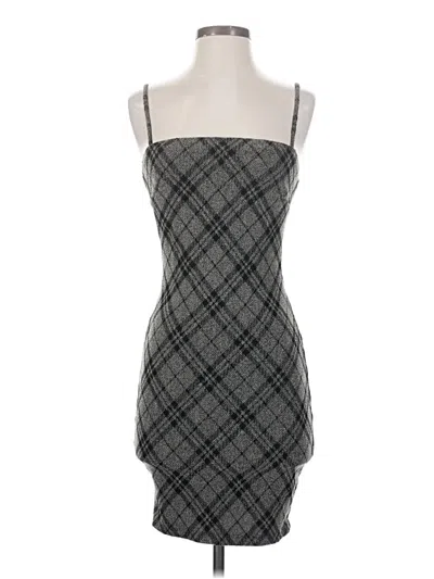 Pre-owned Assorted Brands Cocktail Dress In Gray