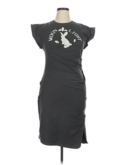 Pre-owned Assorted Brands Cocktail Dress In Gray