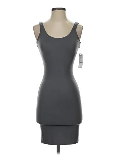 Pre-owned Assorted Brands Cocktail Dress In Gray