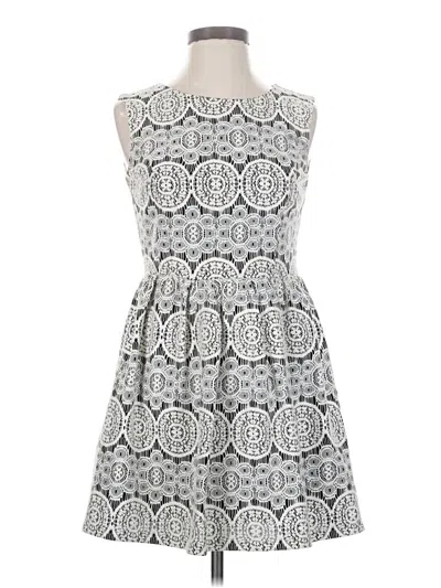 Pre-owned Assorted Brands Cocktail Dress In Gray