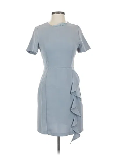 Pre-owned Assorted Brands Cocktail Dress In Gray