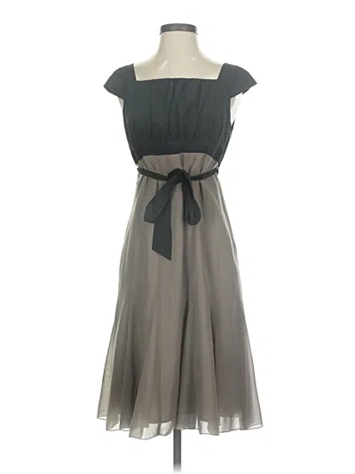 Pre-owned Assorted Brands Cocktail Dress In Gray