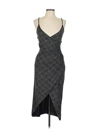 Pre-owned Assorted Brands Cocktail Dress In Gray