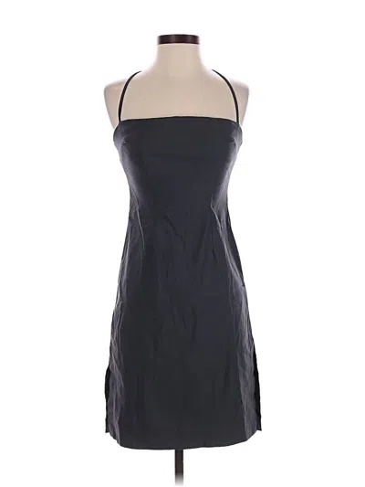 Pre-owned Assorted Brands Cocktail Dress In Gray
