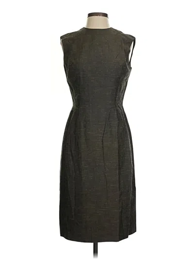 Pre-owned Assorted Brands Cocktail Dress In Gray