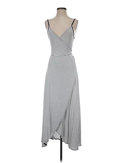 Pre-owned Assorted Brands Cocktail Dress In Gray