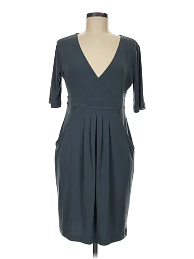 Pre-owned Assorted Brands Cocktail Dress In Gray