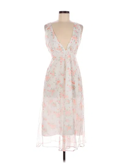 Pre-owned Assorted Brands Cocktail Dress In Gray