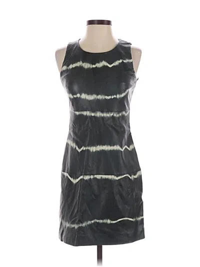 Pre-owned Assorted Brands Cocktail Dress In Gray
