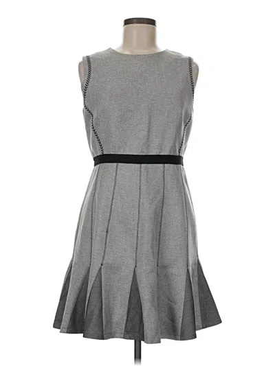 Pre-owned Assorted Brands Cocktail Dress In Gray