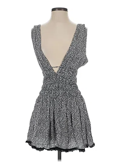 Pre-owned Assorted Brands Cocktail Dress In Gray