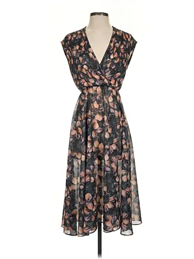 Pre-owned Assorted Brands Cocktail Dress In Gray
