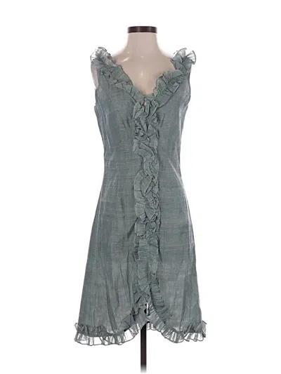 Pre-owned Assorted Brands Cocktail Dress In Gray