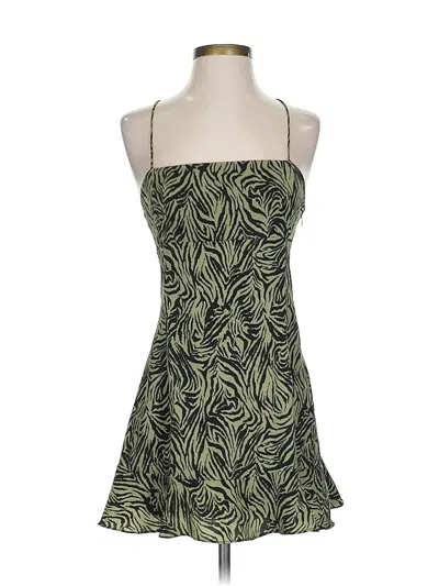 Pre-owned Assorted Brands Cocktail Dress In Green
