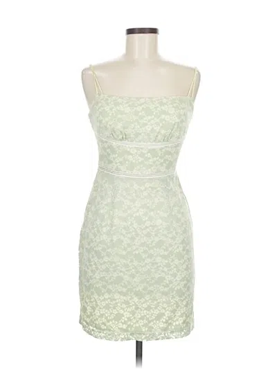 Pre-owned Assorted Brands Cocktail Dress In Green