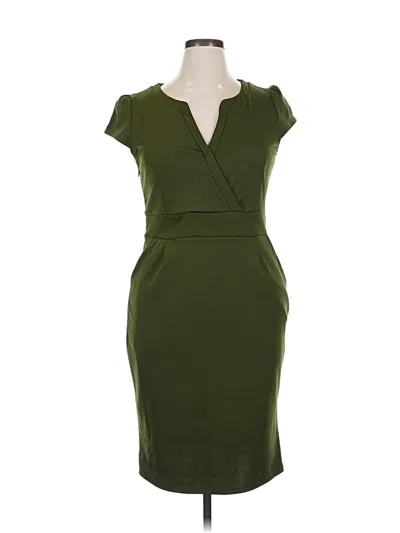 Pre-owned Assorted Brands Cocktail Dress In Green