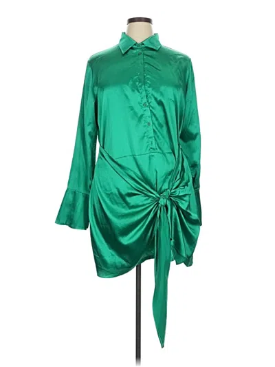 Pre-owned Assorted Brands Cocktail Dress In Green